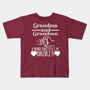 Grandma And Grandson Kids T-Shirt